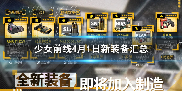 少女前线新装备有哪些 少女前线4月1日新装备介绍