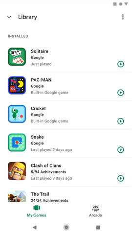 Google Play游戏